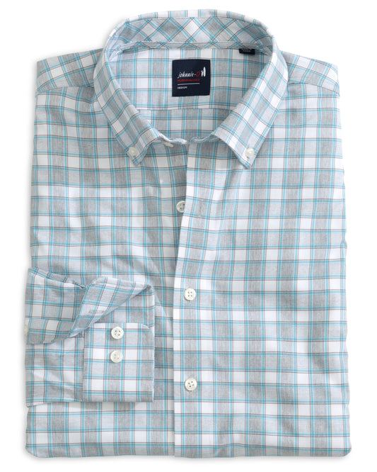 Everyday Performance Button Down Shirt - Gatlin (Light Gray)