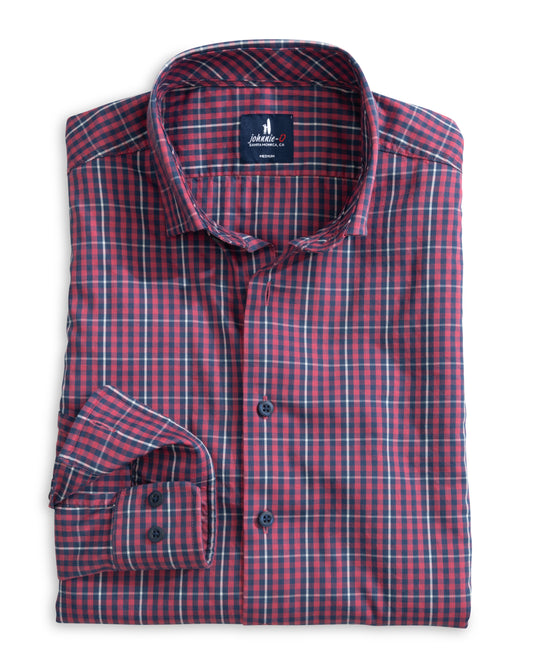 Performance Button Down Shirt - Kenney (Lobster)