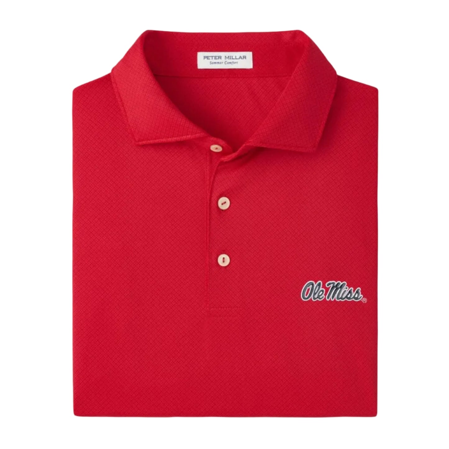 Ole Miss Hugo Performance Jersey Polo (RED3)