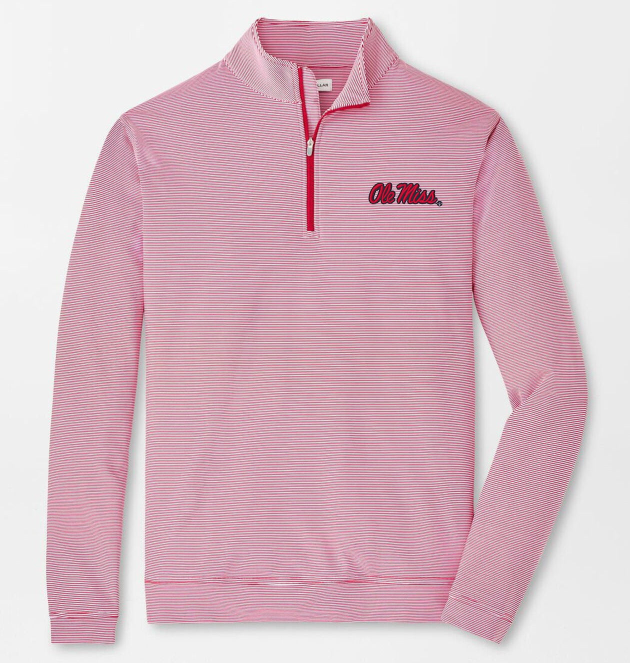 Ole Miss Perth Mini Stripe Performance Quarter-Zip (Multiple Colors)