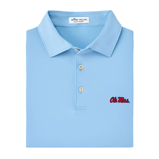 Ole Miss Solid Performance Jersey Polo