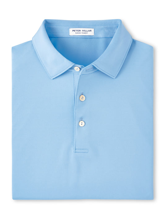 Solid Performance Jersey Polo (Cottage Blue)