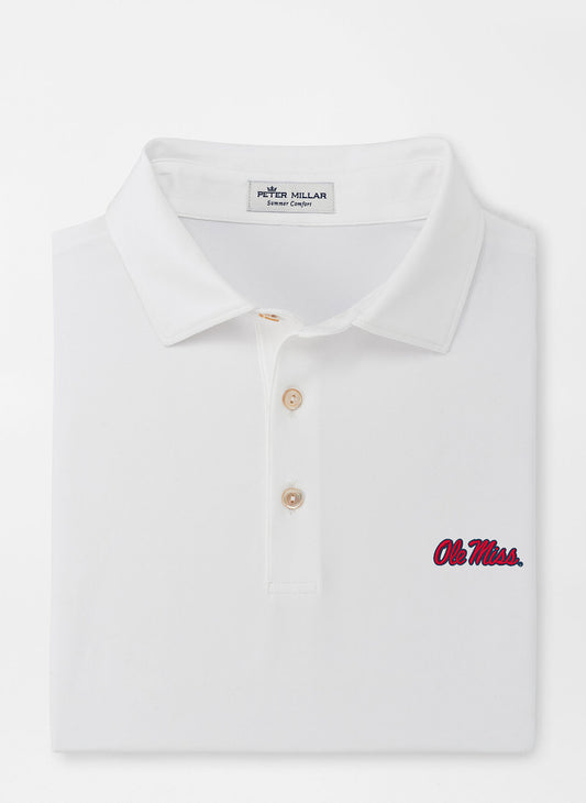Ole Miss Solid Performance Jersey Polo