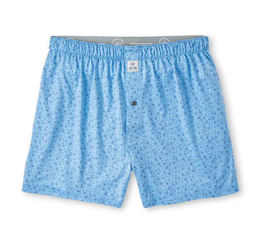 Double Transfused Performance Boxer Short (Cottage Blue)