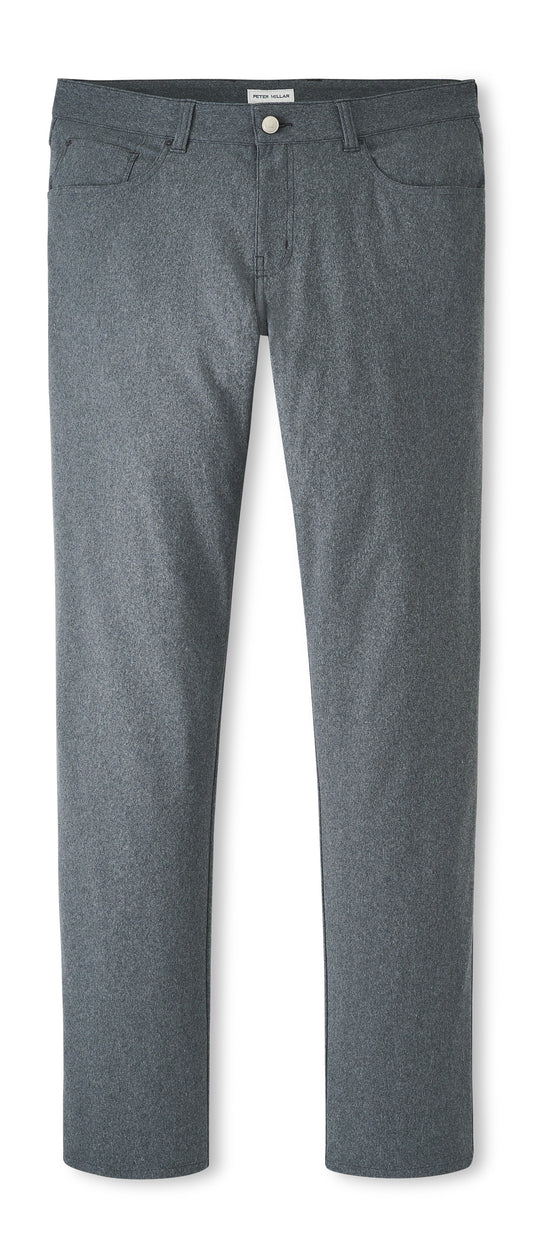 Brevard Performance Flannel Five-Pocket Pant (Charcoal)