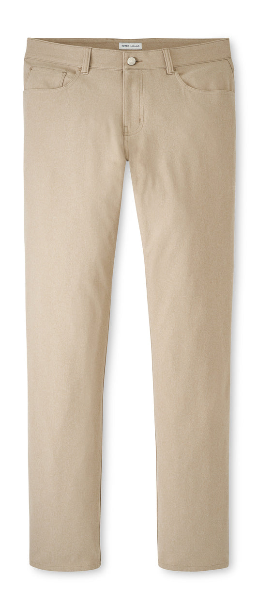 Brevard Performance Flannel Five-Pocket Pant (Khaki)