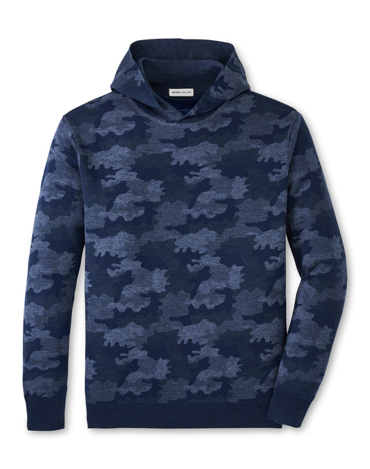 Reversible Camo Popover Hoodie (Navy)