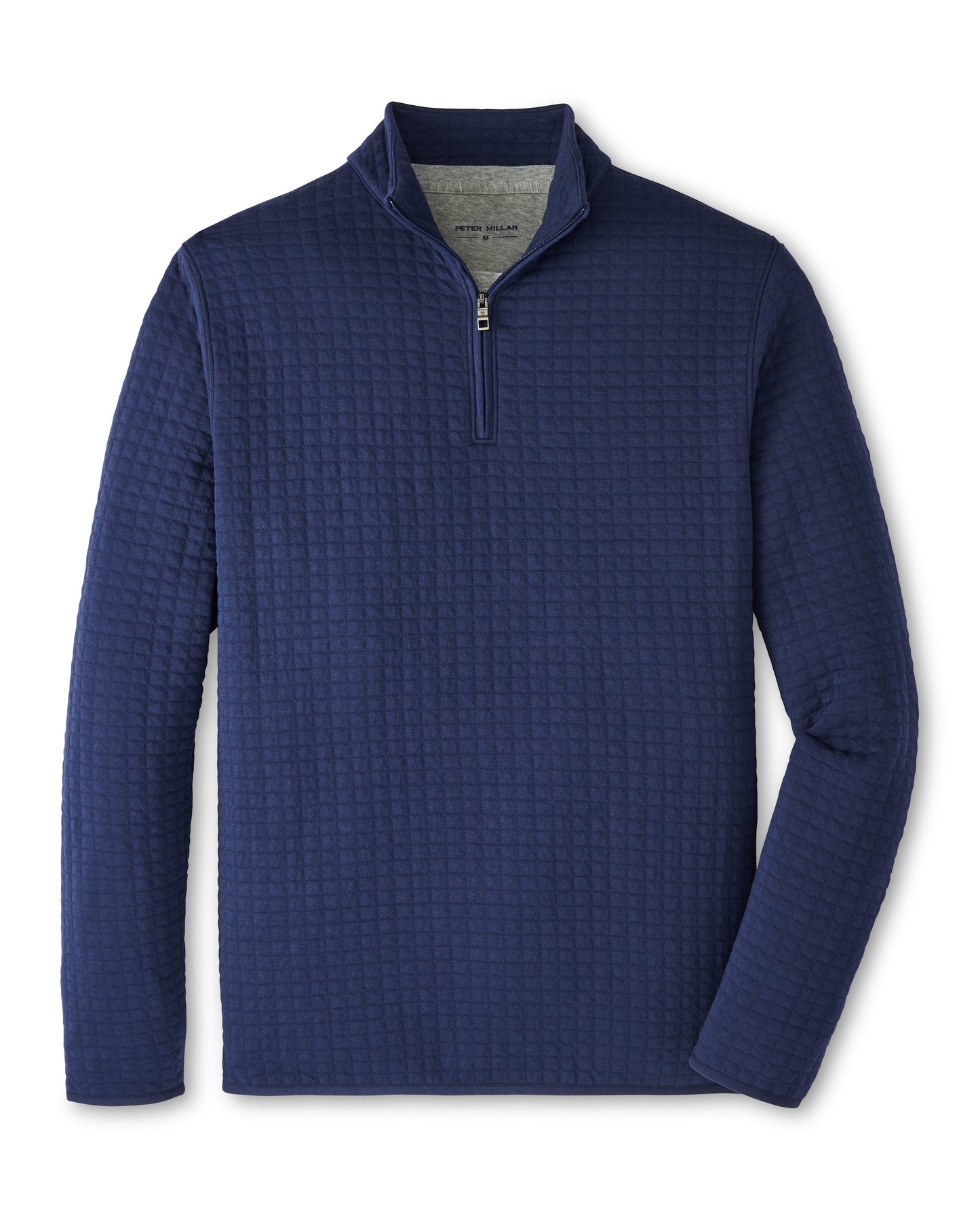 Quad Quilted Quarter Zip (Navy)