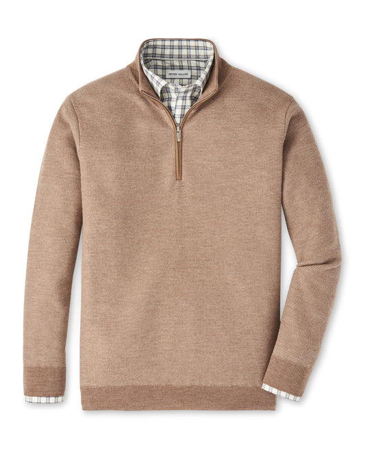 West Quarter-Zip Sweater (Poplar Brown)