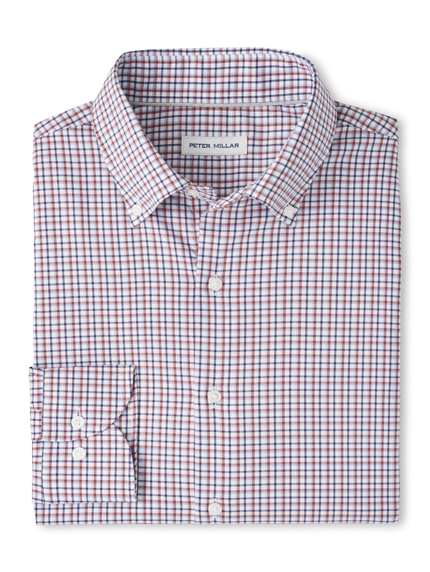 Julian Crown Lite Cotton-Stretch Sport Shirt (Navy)