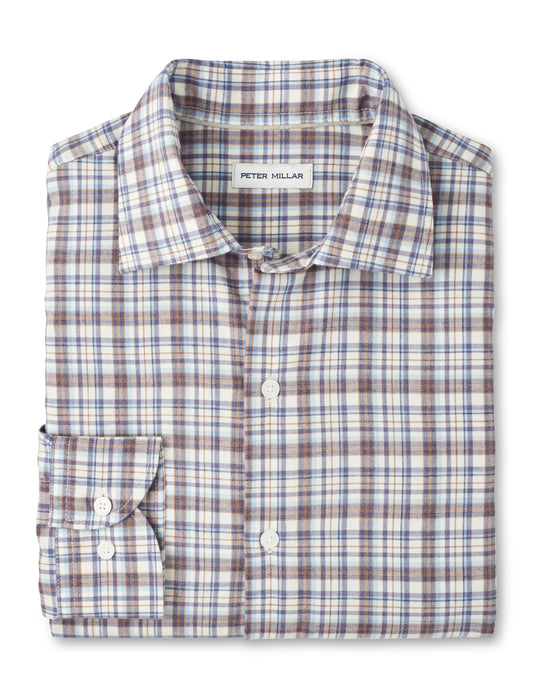 Waynesville Performance Flannel Sport Shirt (Winter Ivory)