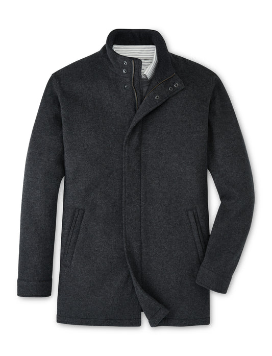 Crown Flex Merino City Coat (Iron)