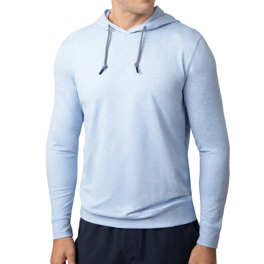 Hesi Performance Hoodie (Heather - Oxford Blue/White)