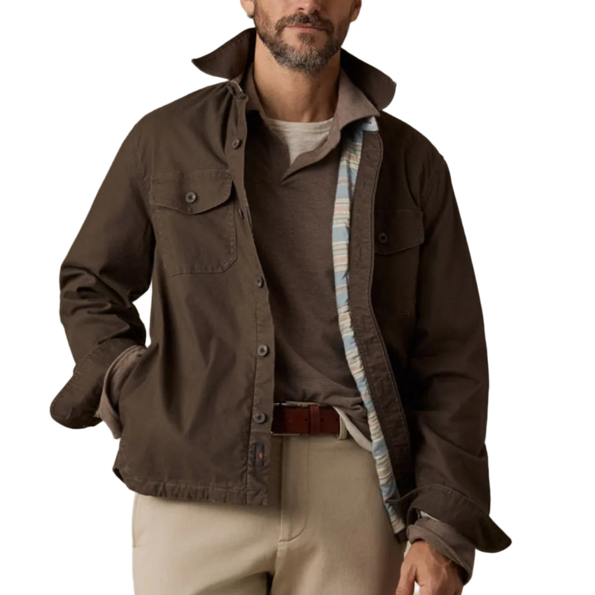 Stretch Blanket Lined CPO (Coast Brown)