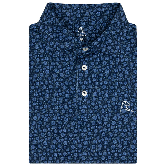 The Camellia Performance Polo (Fleet Navy/Oxford Blue)