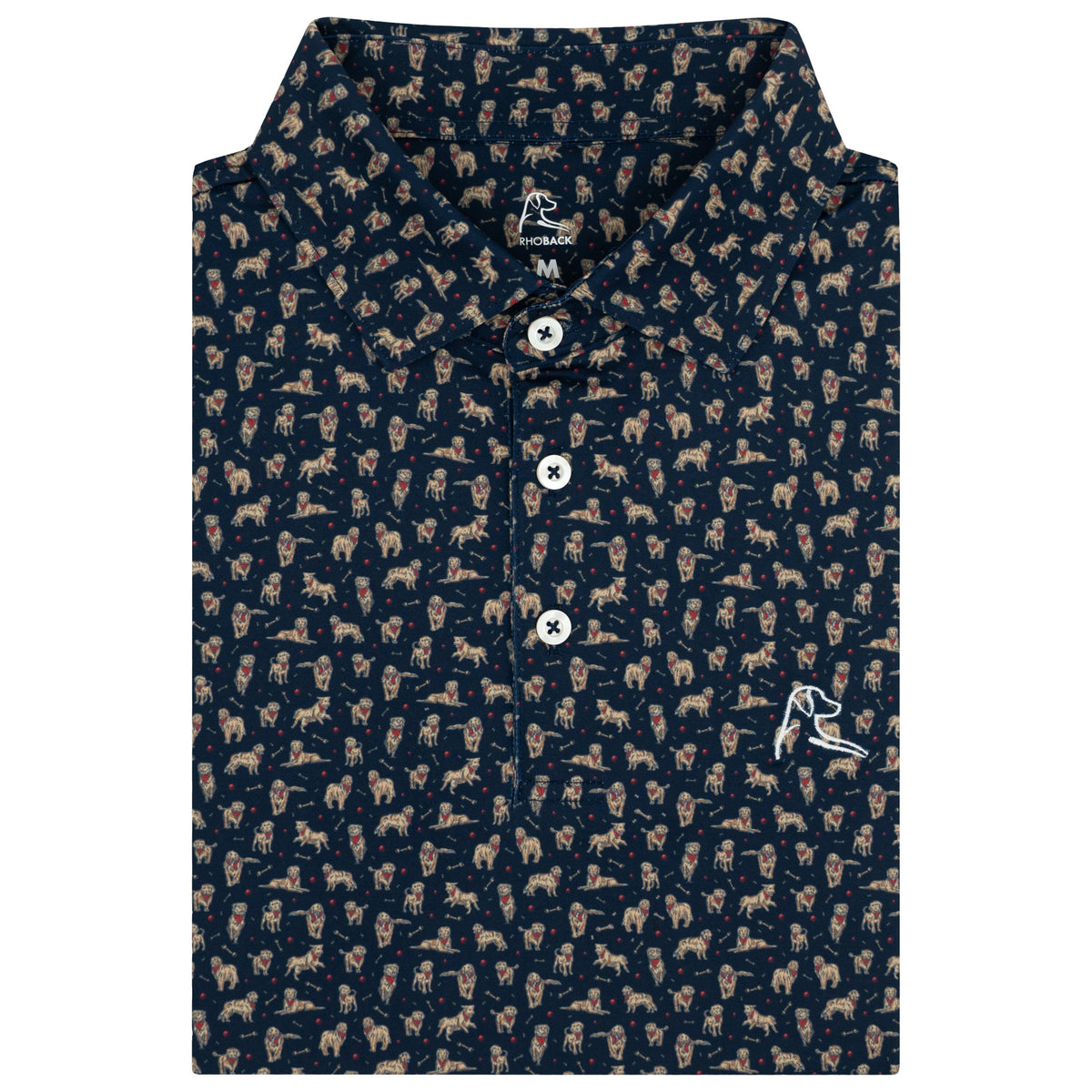 The Golden 2.0 Performance Polo (Fleet Navy)