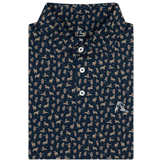 The Golden 2.0 Performance Polo (Fleet Navy)
