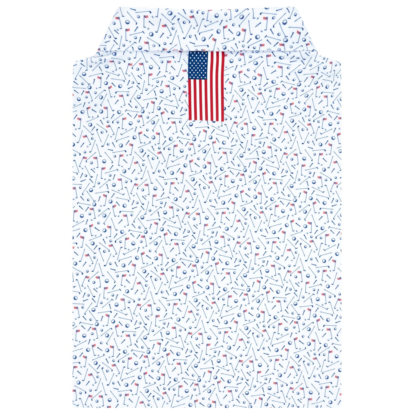 The Mulligan Performance Polo (White - USA)