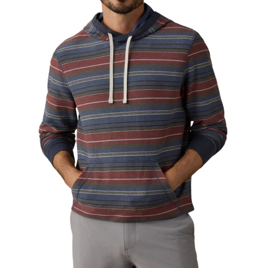 Byron Bay Hoodie (Nighttime Cherry Stripe)