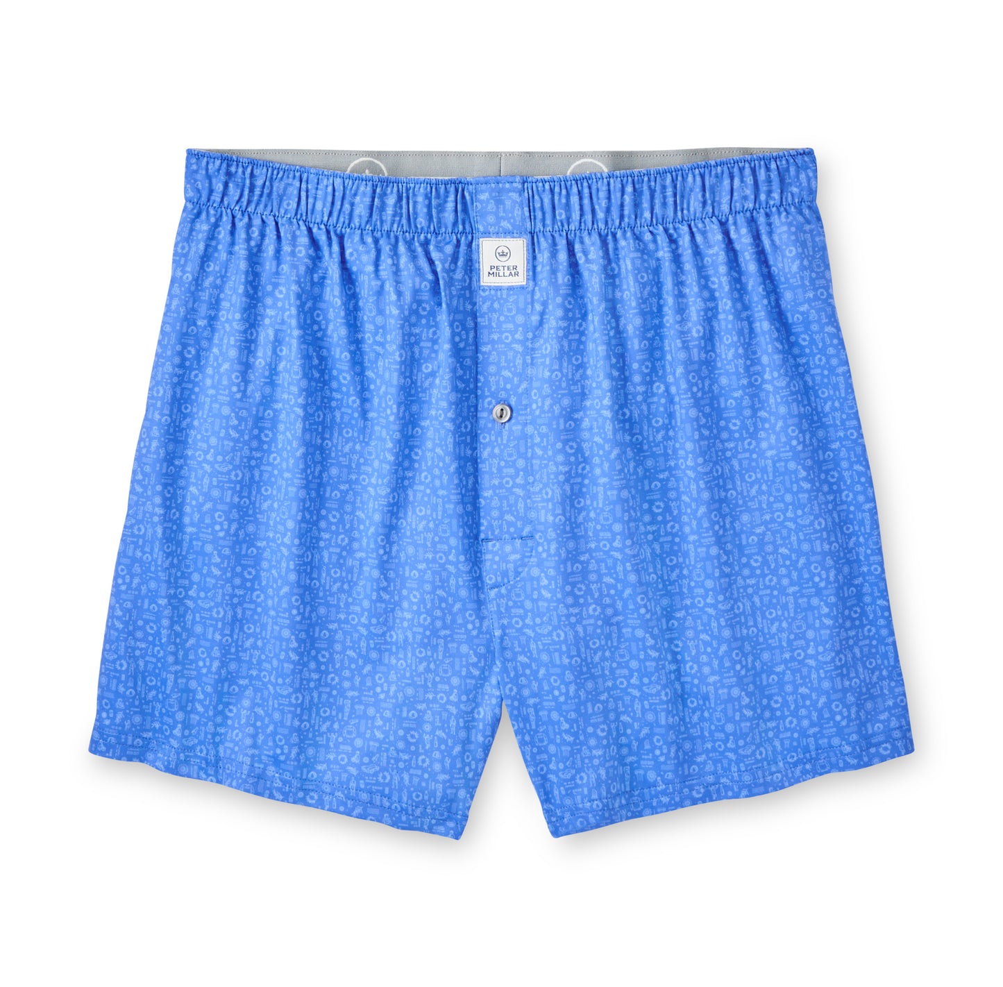 Toga Party Performance Boxer Short (Blue Sea)