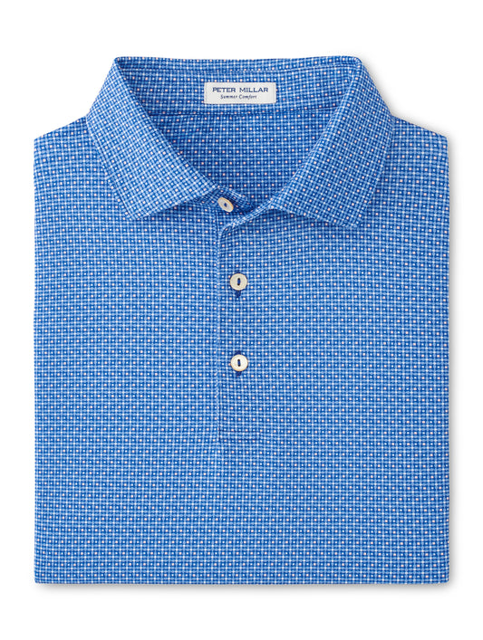 Vega Performance Jersey Polo - Sean Self Collar (Sailor Blue)