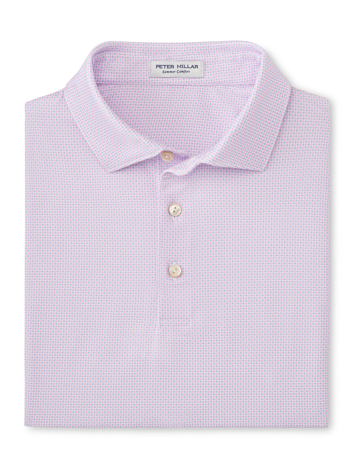 Phoenix Performance Jersey Polo (White/Cottage Blue)
