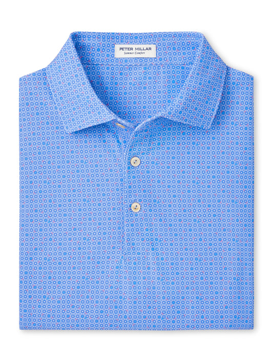 Casa Nova Performance Mesh Polo (Blue Sea)