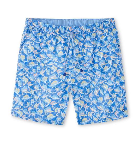 Tackle The Day Swim Trunk (Marina Blue)