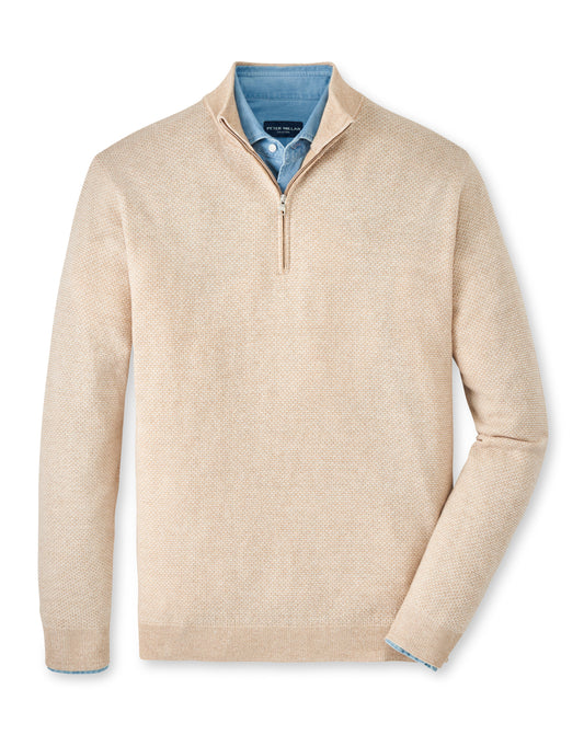 Ashland Quarter-Zip Sweater (Cheshire Brown)