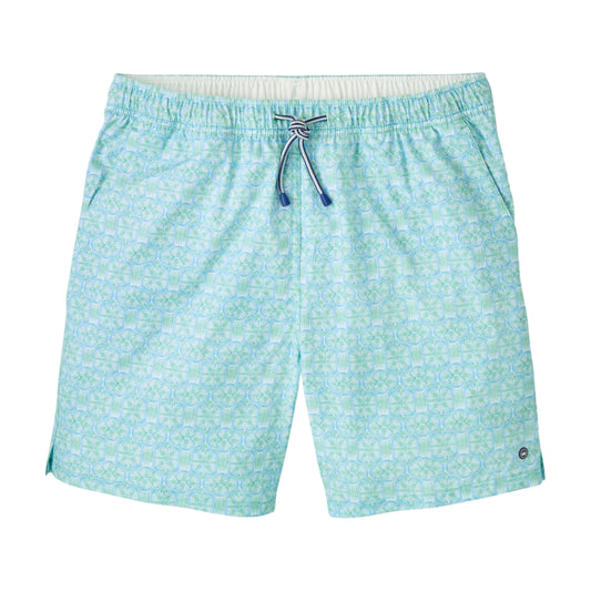 Tide Lines Swim Trunk (Rainforest)