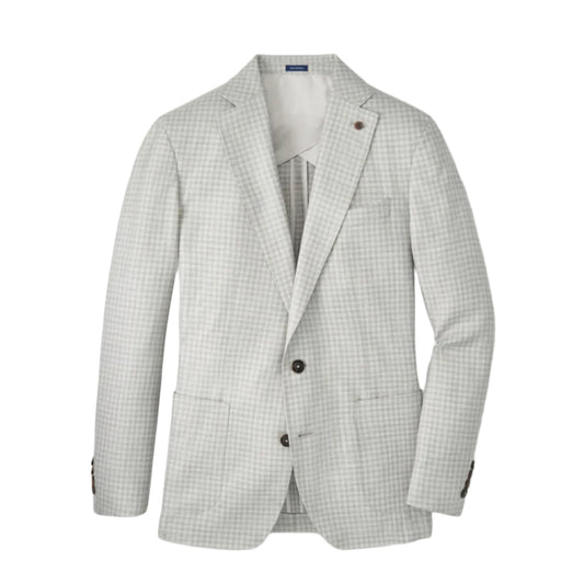 Montgomery Gingham Soft Jacket (Gale Grey)