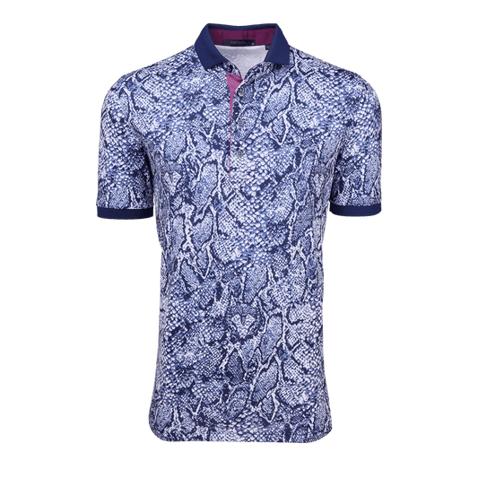 Wolf Scales Polo (Maltese Blue)