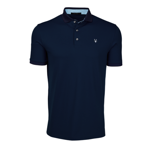 Crowley Icon Short Sleeve Polo (Maltese Blue)