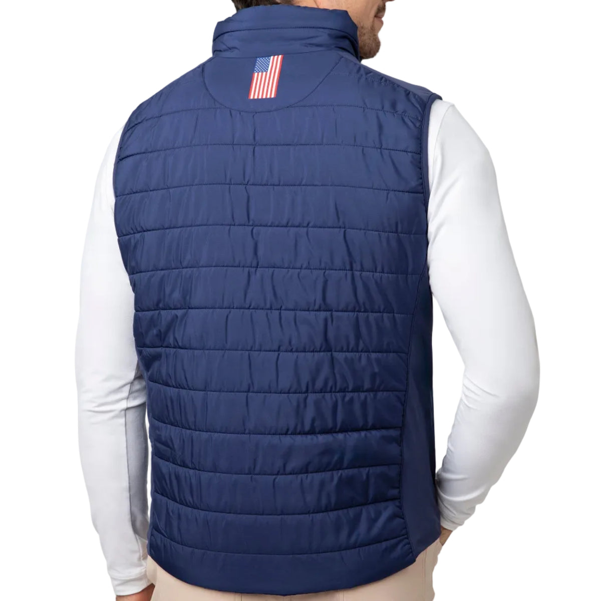Fulton Performance Vest (Colorblock - Fleet Navy/Cardinal Red - USA)