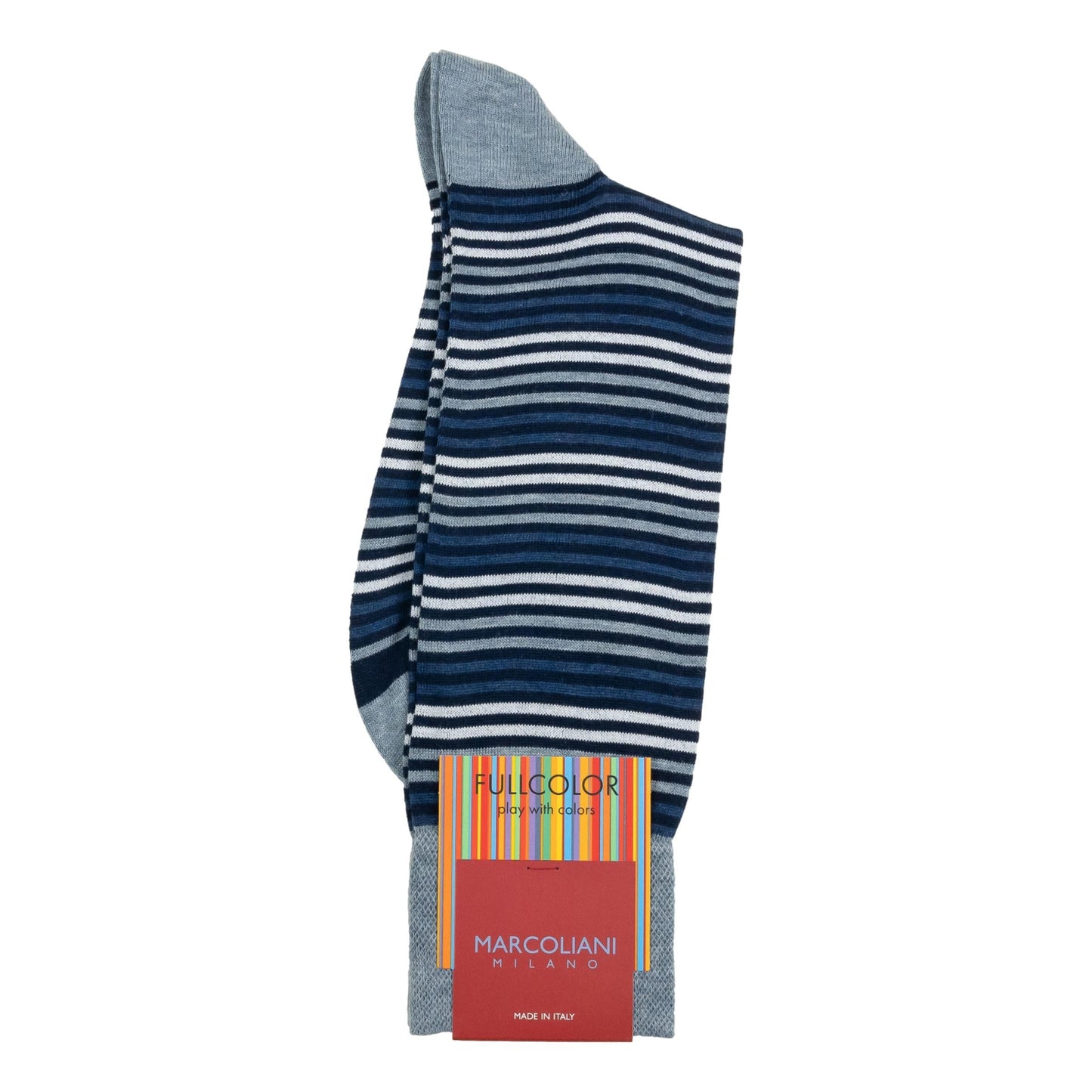 Simple Stripe Socks (Navy)