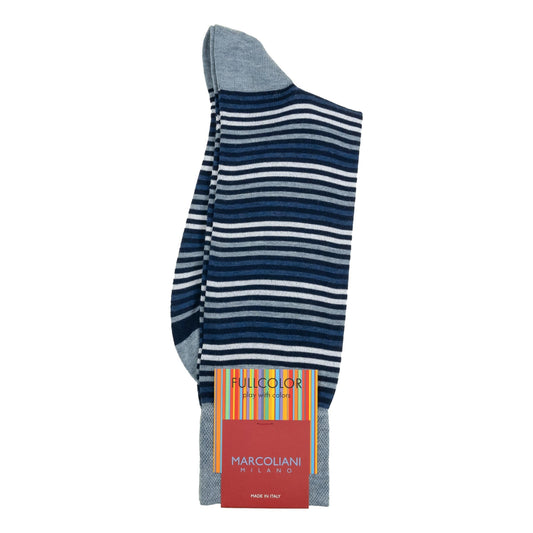 Simple Stripe Socks (Navy)