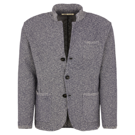 Portofino Moulinè Cotton Swacket (Blue-Off White)