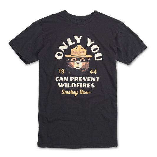 Red Label T-Shirt - Smokey Bear (Black)