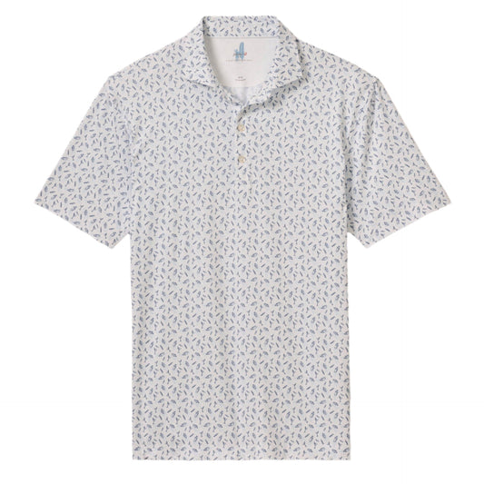 Featherweight Performance Polo - Tini Print (Lake)