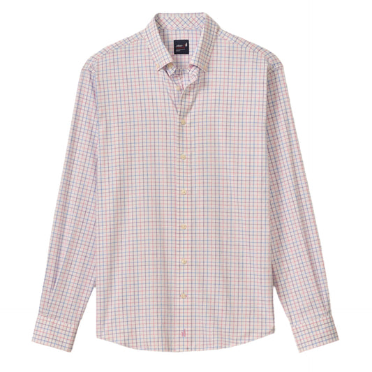 Paddock Performance Button Up Shirt (Porto Pink)