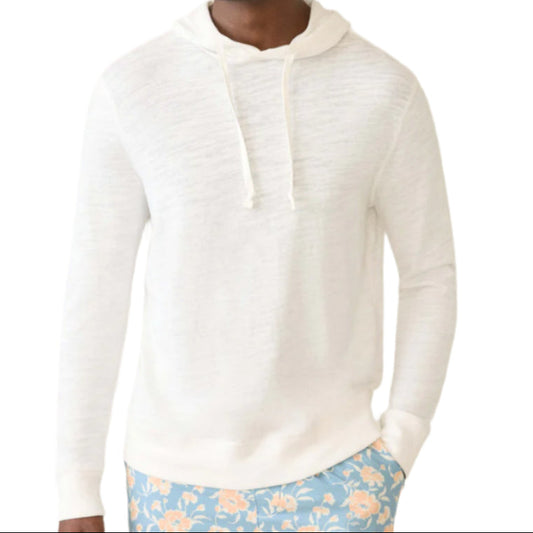 Sunwashed Midweight Organic Hoodie (White)