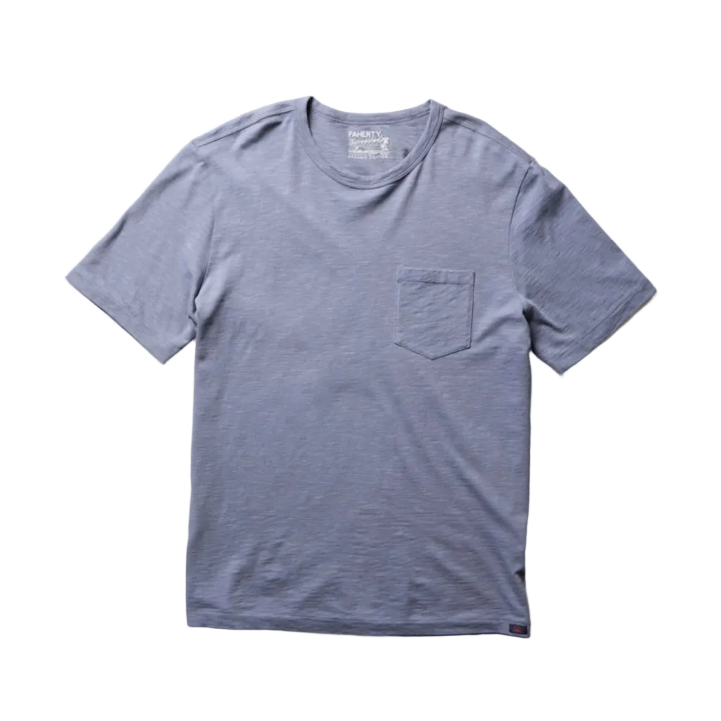 Sunwashed Regenerative Pocket Tee (Flint)