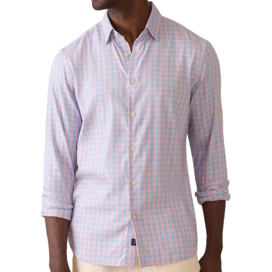 Movement Monterey Shirt (Coral Sky Gingham)