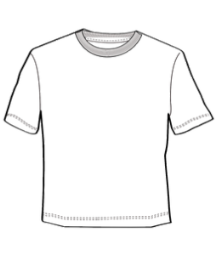 T250-F33-Eve - stripe loop terry tee