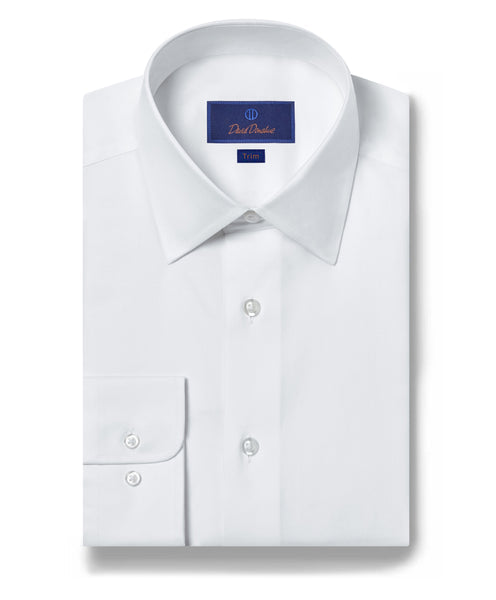 Super Fine Twill Dress Shirt (White)