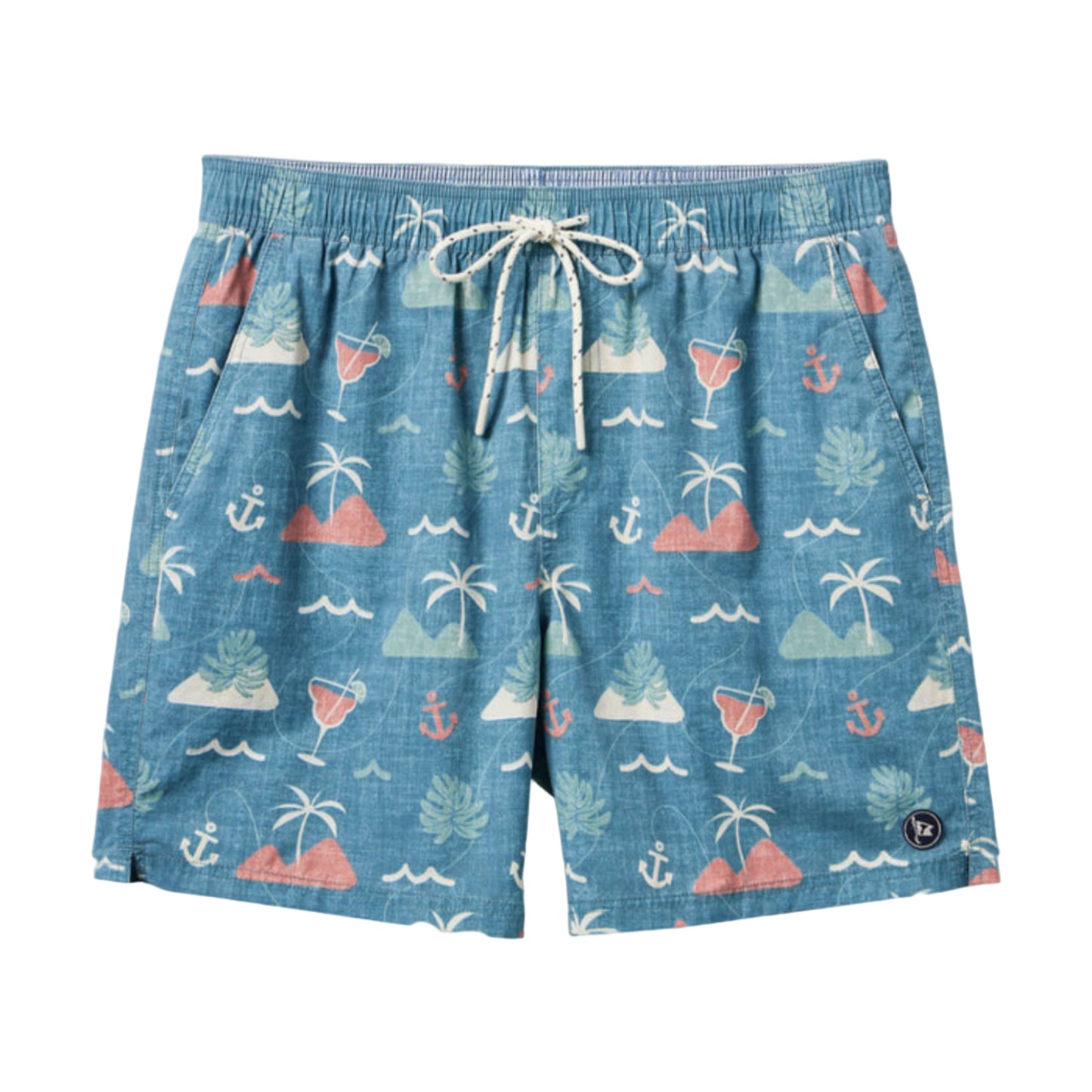 Mainsail Volley Swim Trunks (Teal Margaritaville)