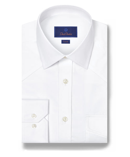 White Super Fine Twill Western Shirt