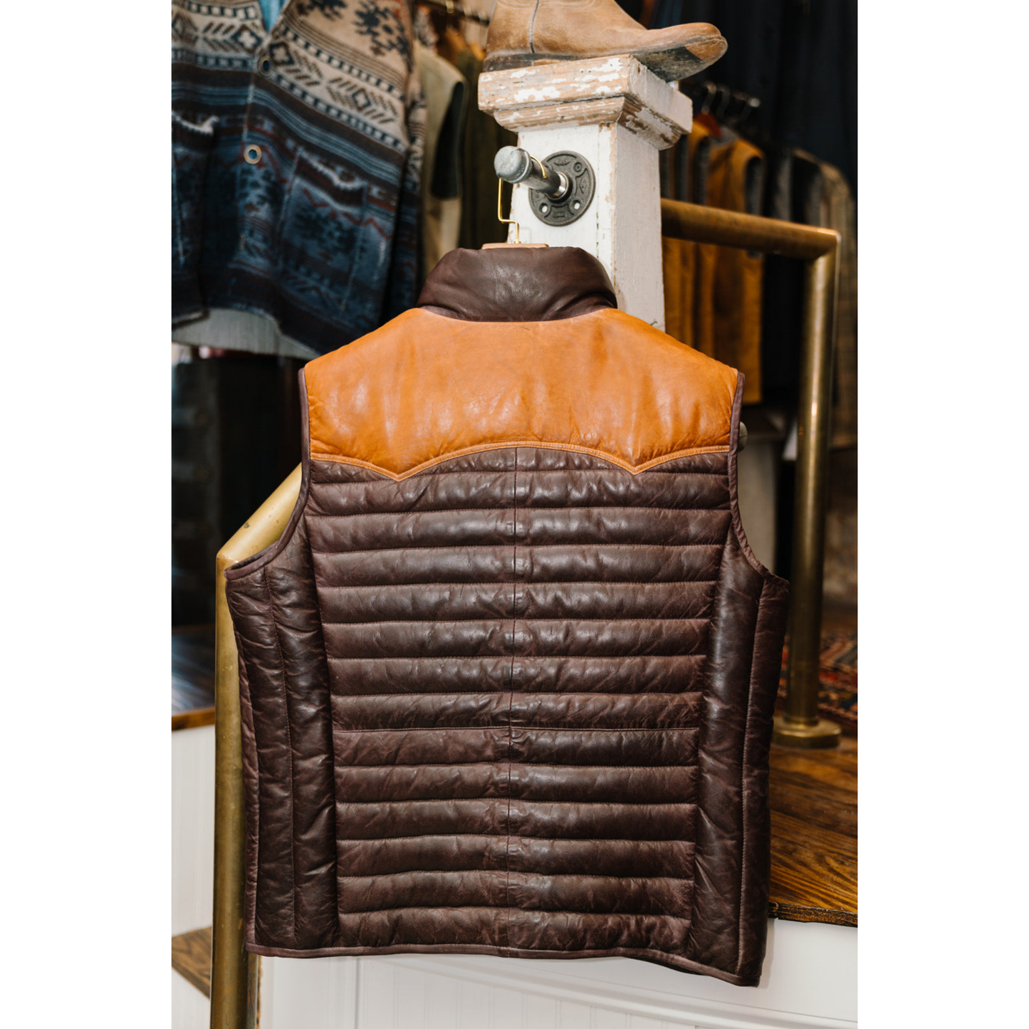 2 Tone Quilted Vest