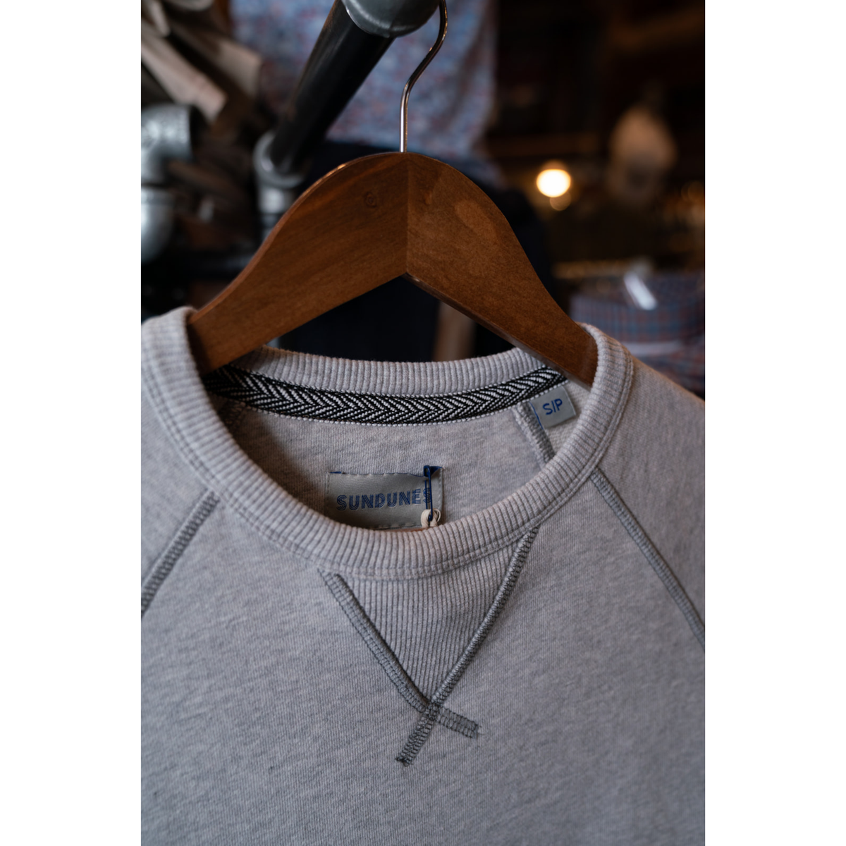 Sundunes Garment Dyed Sweatshirt (Grey)