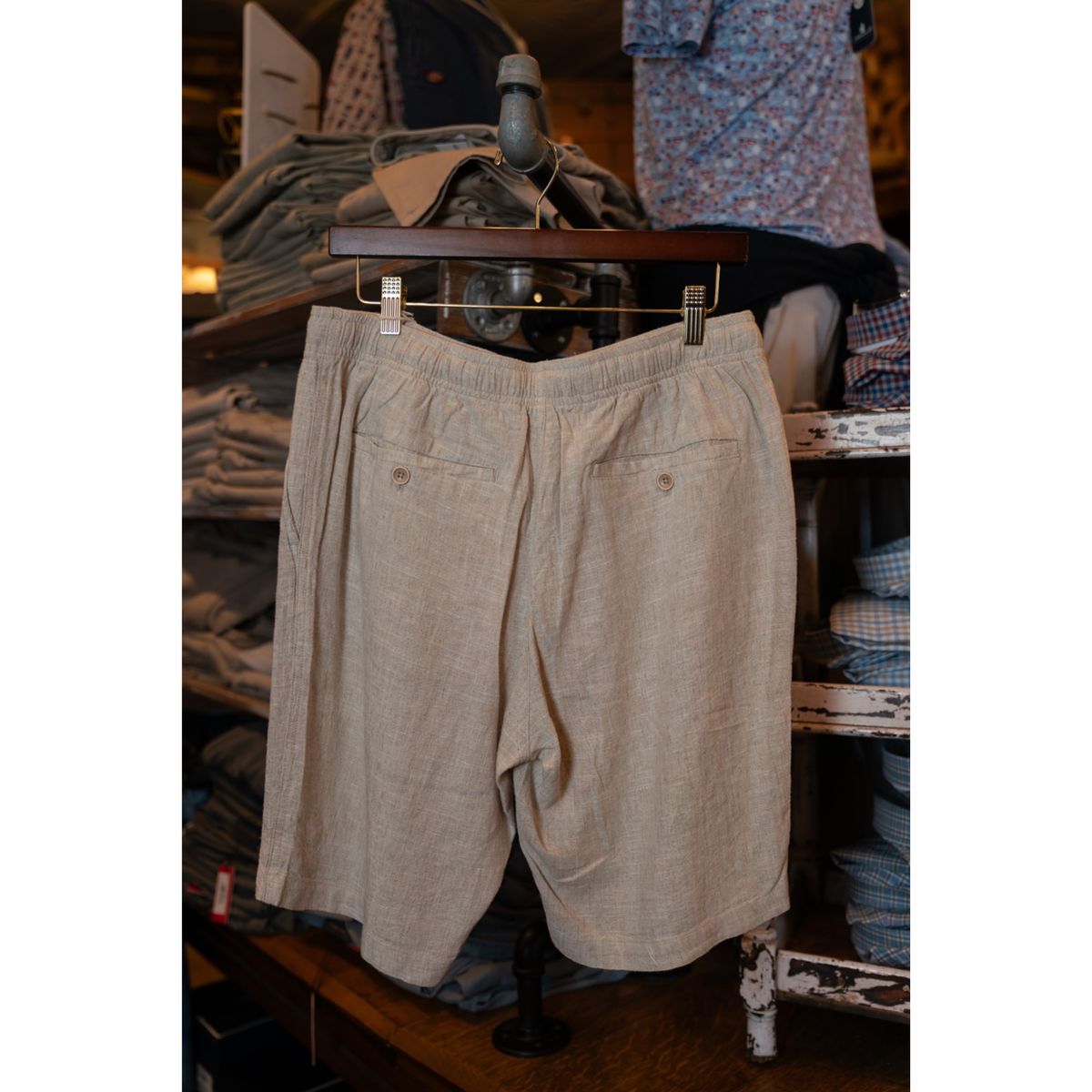 Sundunes Linen Shorts (Sand)